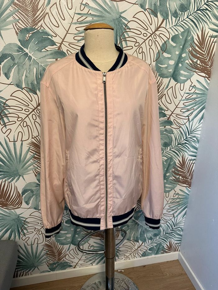 Veste bomber rose Zara tL