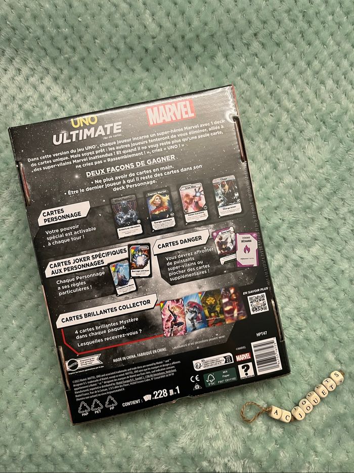 MATTEL UNO ULTIMATE MARVEL - photo numéro 2