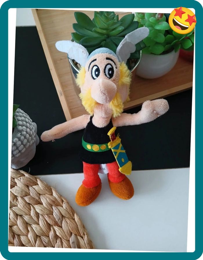 Péluche doudou Asterix Comme Neuf🌿🎁 - photo numéro 3