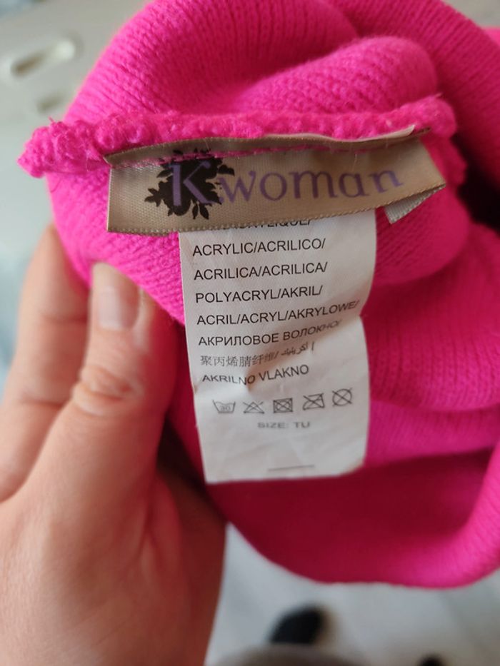 Bonnet rose 25 - photo numéro 3