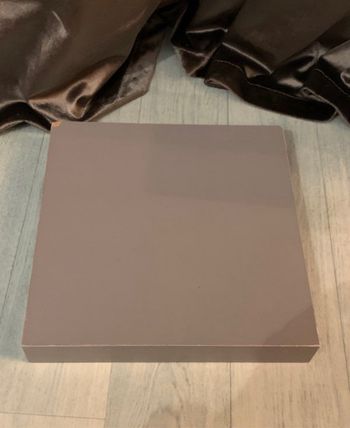 Étagère murale carrée en bois Atmosphera  Coloris gris