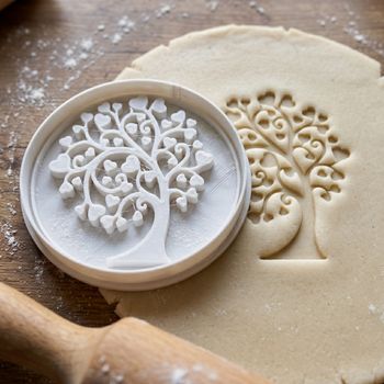 Emporte-pièce Arbre de Vie Cœurs - Découpoir Biscuit Sablé Pâte à sucre