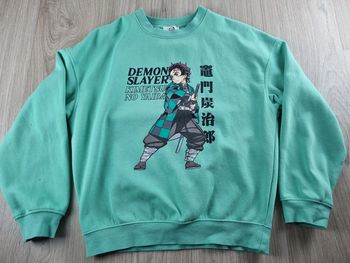 Sweat vert Démon Slayer Femme Taille XS