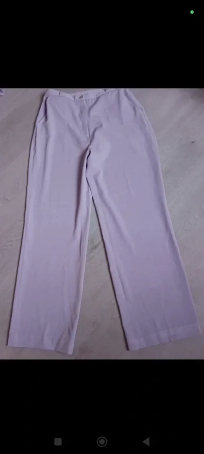 Tailleur veste et pantalon taille 38 en Tbe - photo numéro 3