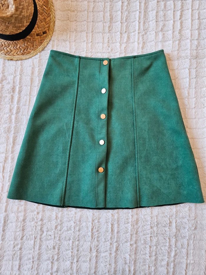 Jupe trapèze verte taille 36 Lili et Lala - photo numéro 2