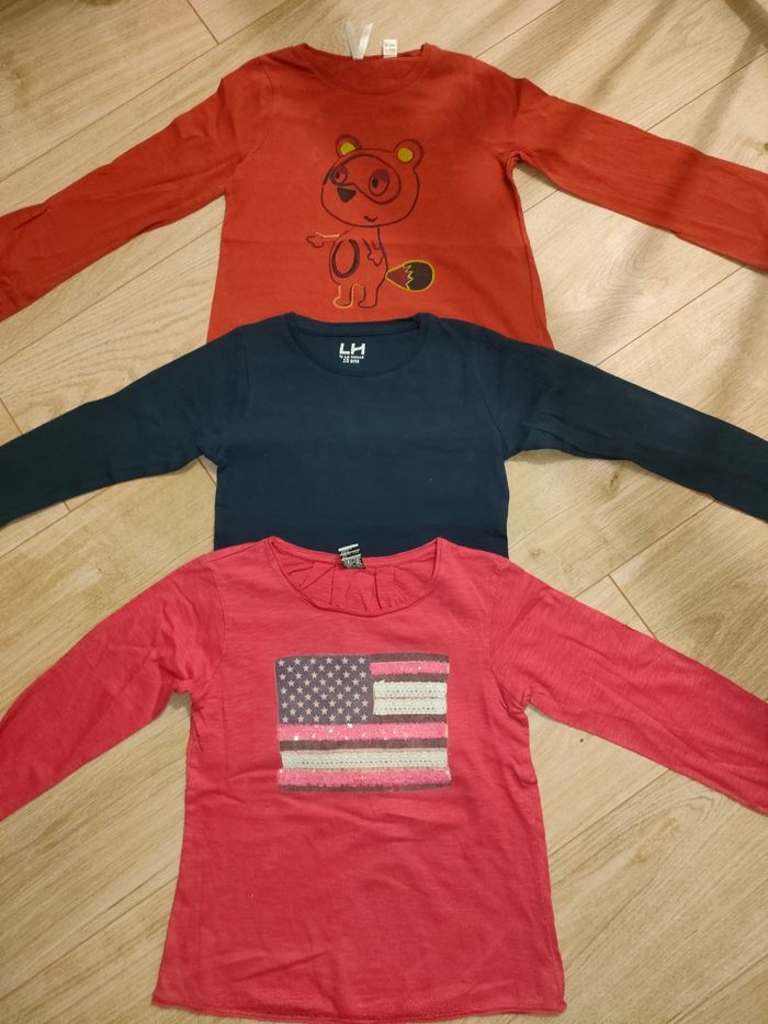 Lot tee shirt ML 10 ans - photo numéro 4