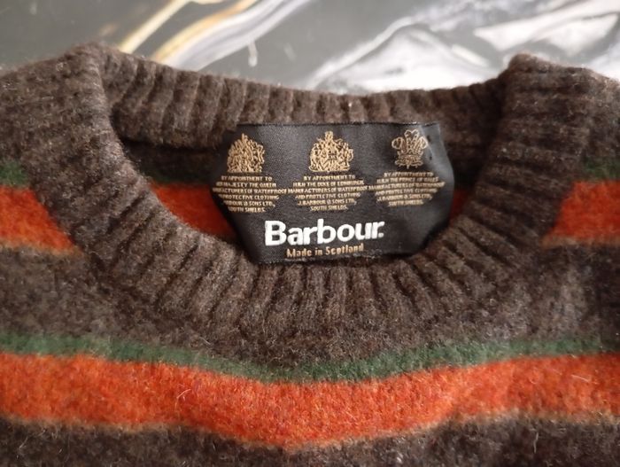 Pull barbour très bon état en laine d'agneau - photo numéro 6