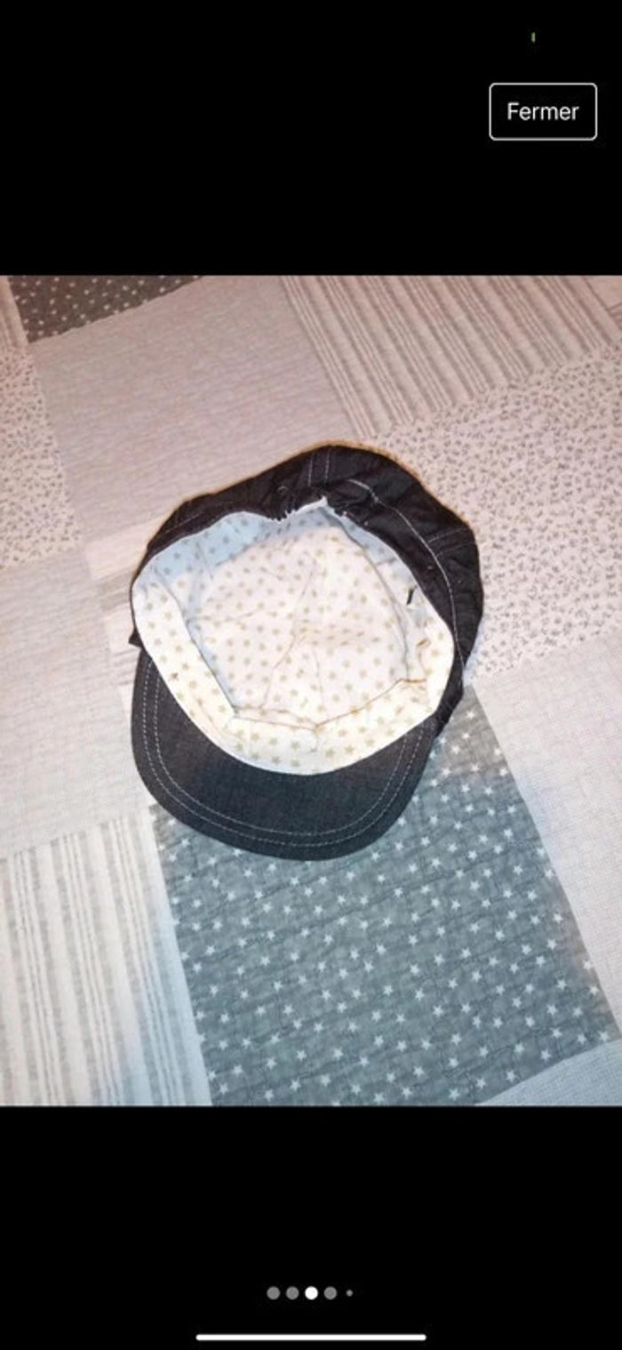 Casquette fille taille 53 cm en excellent état, peu porté. - photo numéro 3