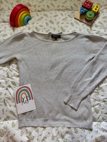 pull léger pailleté ouvert dans le dos XS morgan