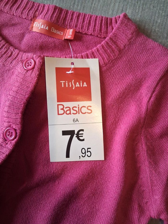 Boléro tissaia 6ans neuf avec etiquette - photo numéro 2