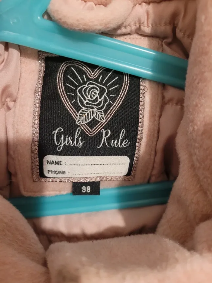 Manteau rose 98cm - photo numéro 5