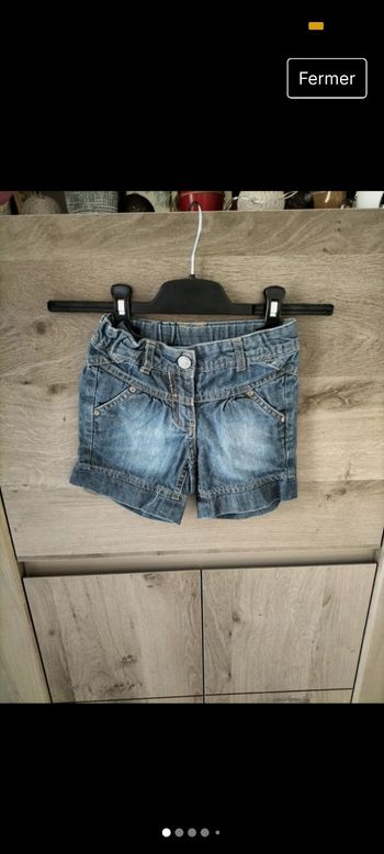 Short en jeans