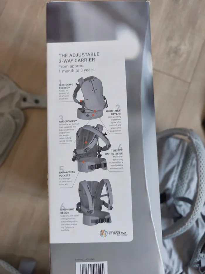 Porte-bébé physiologique complet avec tous les accessoires Haven Be Safe - photo numéro 9