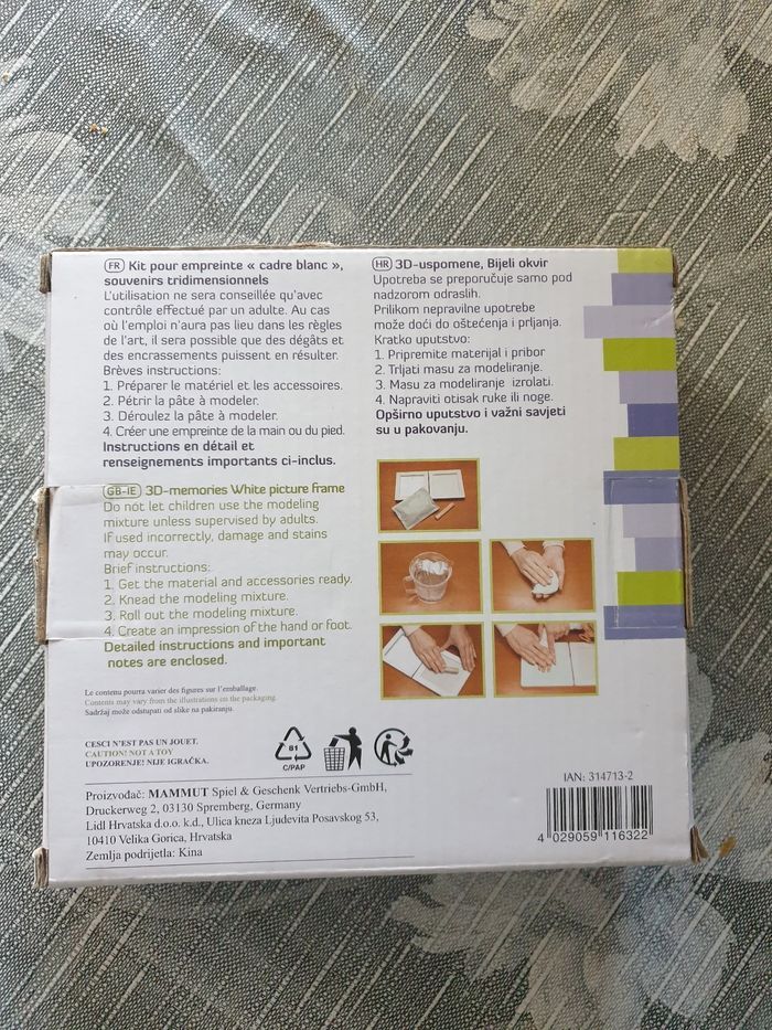 Kit empreinte bébé - photo numéro 2