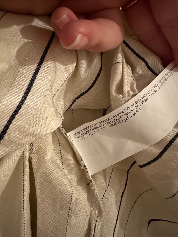 Blouse mango rayée - photo numéro 3