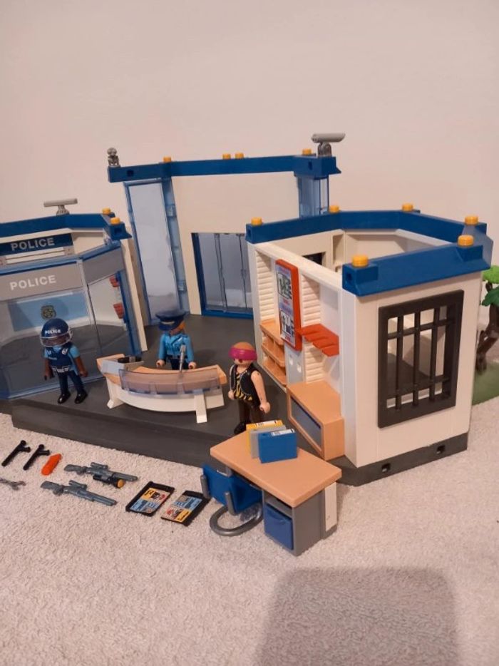 Commissariat de police + quad Playmobil - photo numéro 3