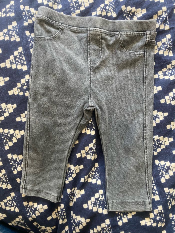 Lot pantalon/leggings bébé 6 mois - photo numéro 6