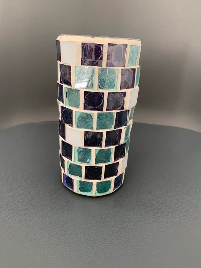 Vase original turquoise