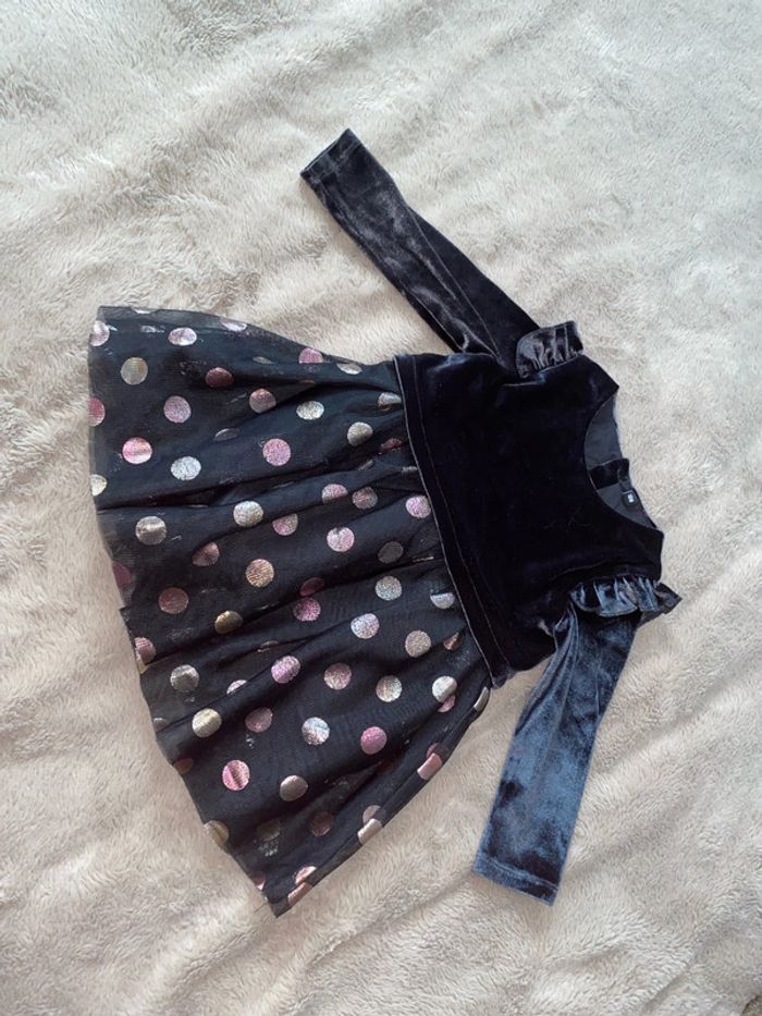 🌸robe noir 18 mois