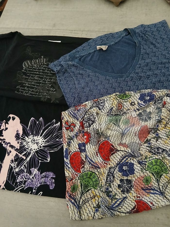 Lot de 4 hauts taille 38