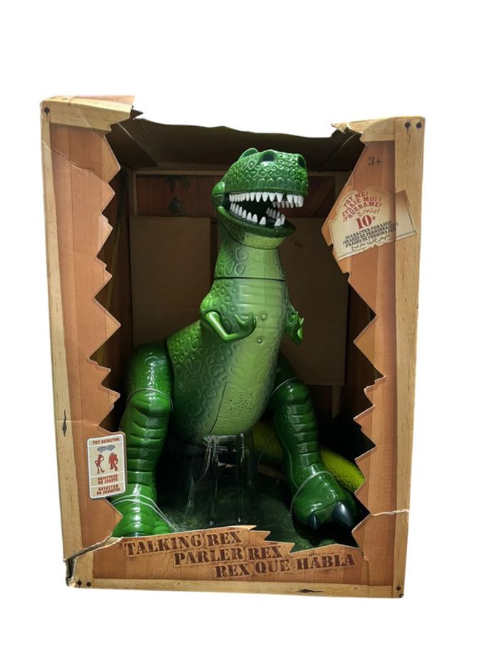 Figurine Disney Toy Story Rex parlant 32 cm Disney Store neuf