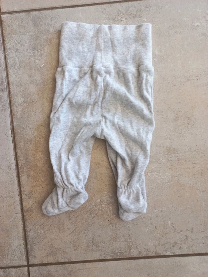 Legging ou bas de pyjama léger mixte bébé gris 3 mois Kiabi - photo numéro 3