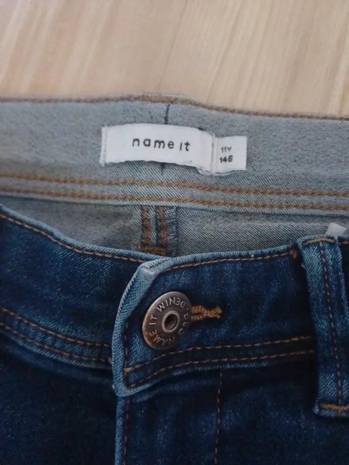 Jeans skinny taille réglable 11 ans - photo numéro 4