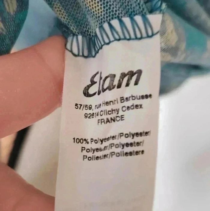 35 € Top imprimé en mesh vintage etam Made in france - photo numéro 6