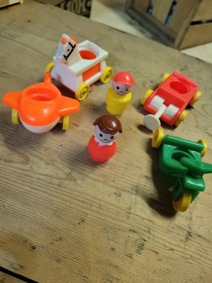 Ensemble little rider vintage fisher price