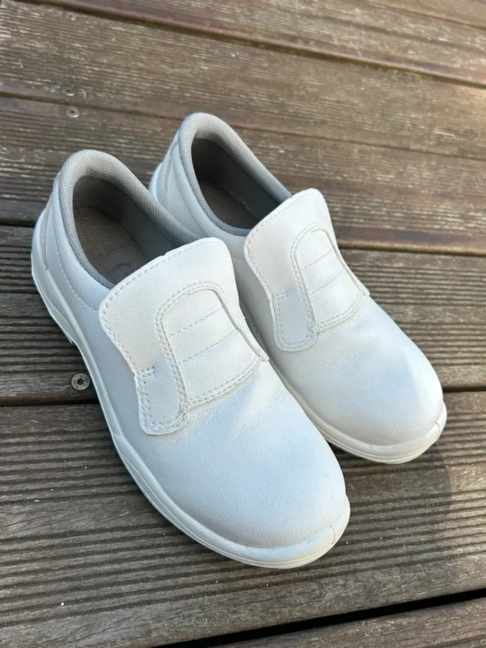 Chaussures blanches de sécurité Garsport blanche 39 parfait état
