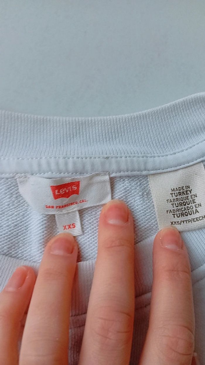 Pull blanc Levi's. Taille XXS - photo numéro 6