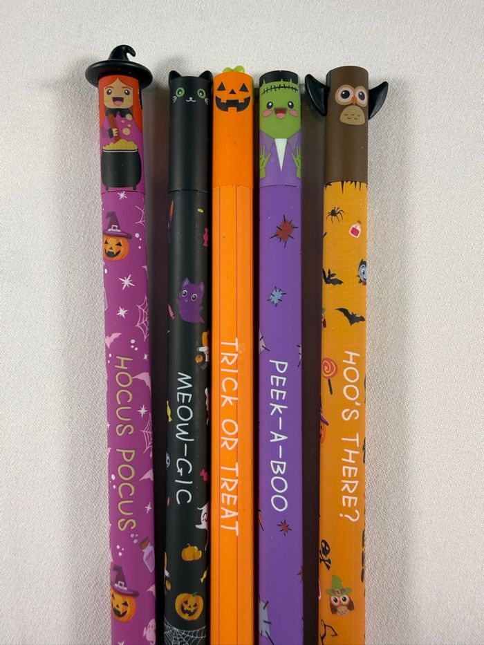 Lot de 5 Stylos thème Halloween 🎃 - photo numéro 2