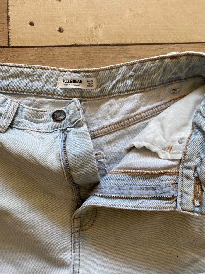 Short en jean taille haute mom - photo numéro 4