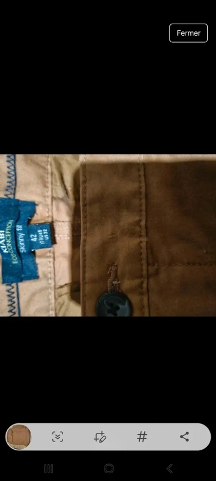 Pantalon neuf skinny fit homme kiabi - photo numéro 2