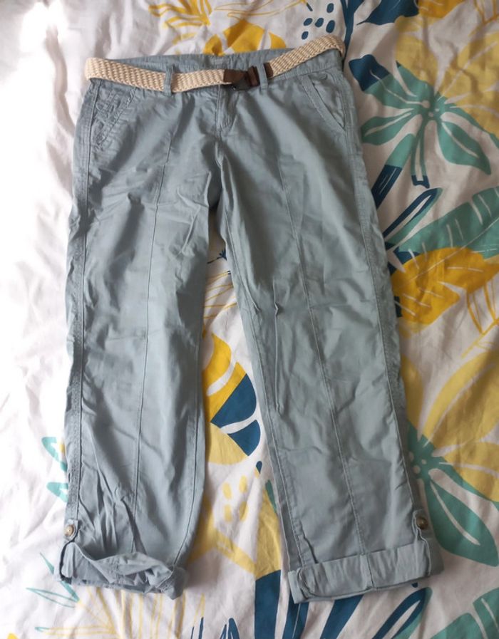 Pantalon léger esprit bleu ciel