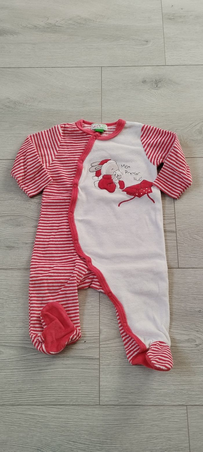 Pyjama de Noël mixte 6 mois Manon et Valentin