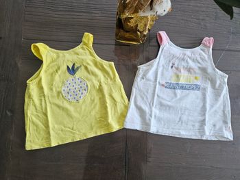 2 debardeurs obaibi 18 mois