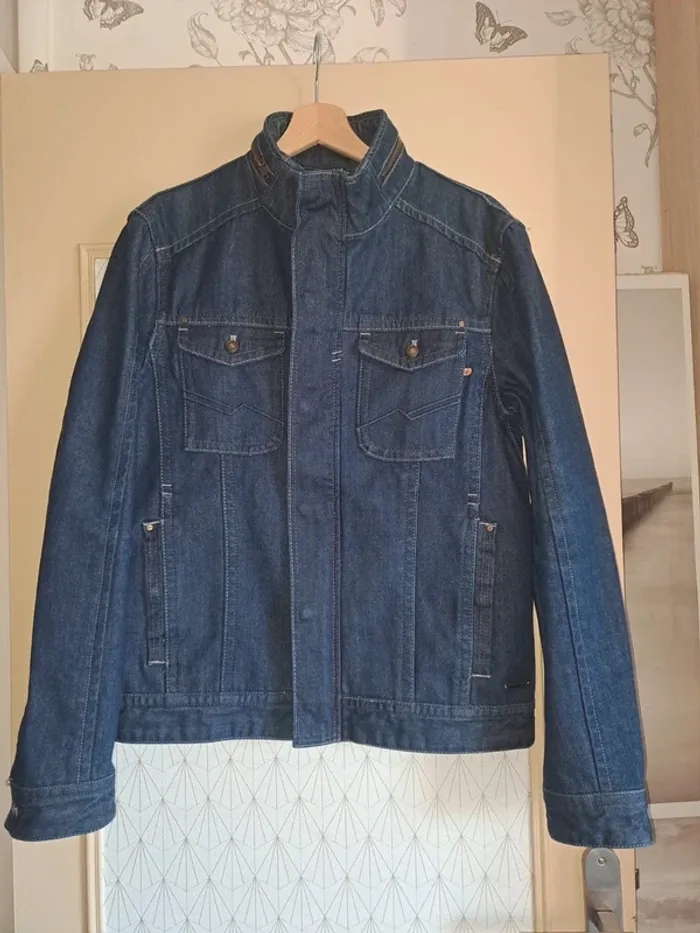 NEUVE veste jean homme jamais portée Bonobo L doublée, grande qualité valeur 69€ - photo numéro 3