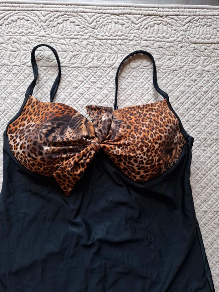 Maillot de bain 1 pièce noir léopard T 52 - photo numéro 6