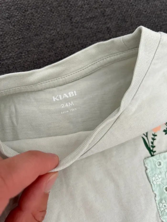 T-shirt manches courtes,bébé fille, kiabi, 24 mois - photo numéro 2