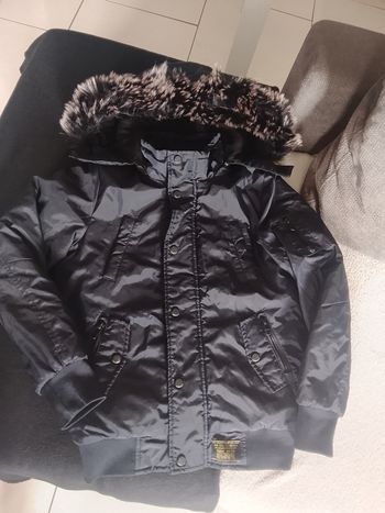 Parka teddy smith Bleu marine taille 10ans 