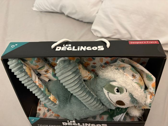Peluche d’activités neuve les deglingos Chillos le paresseux - photo numéro 4