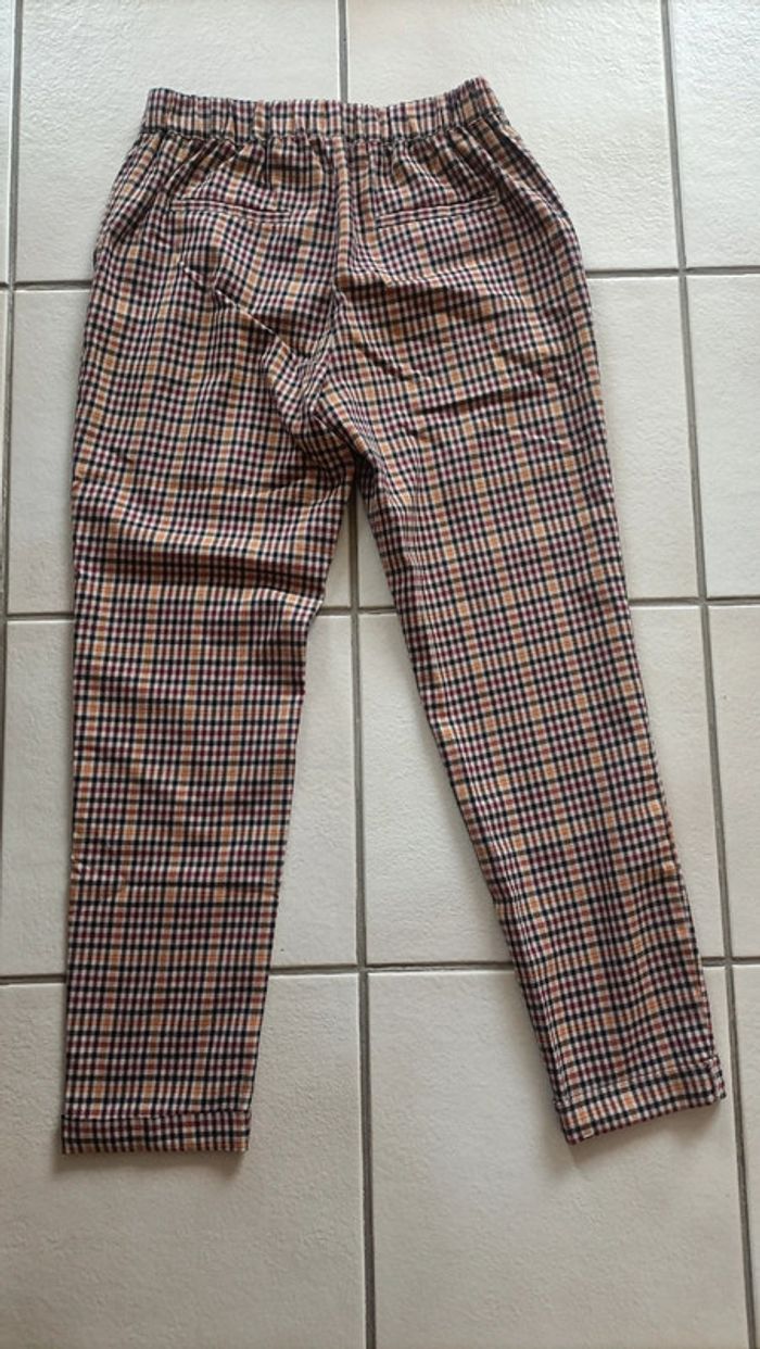 Pantalon à carreaux Cache Cache taille 34 - photo numéro 2