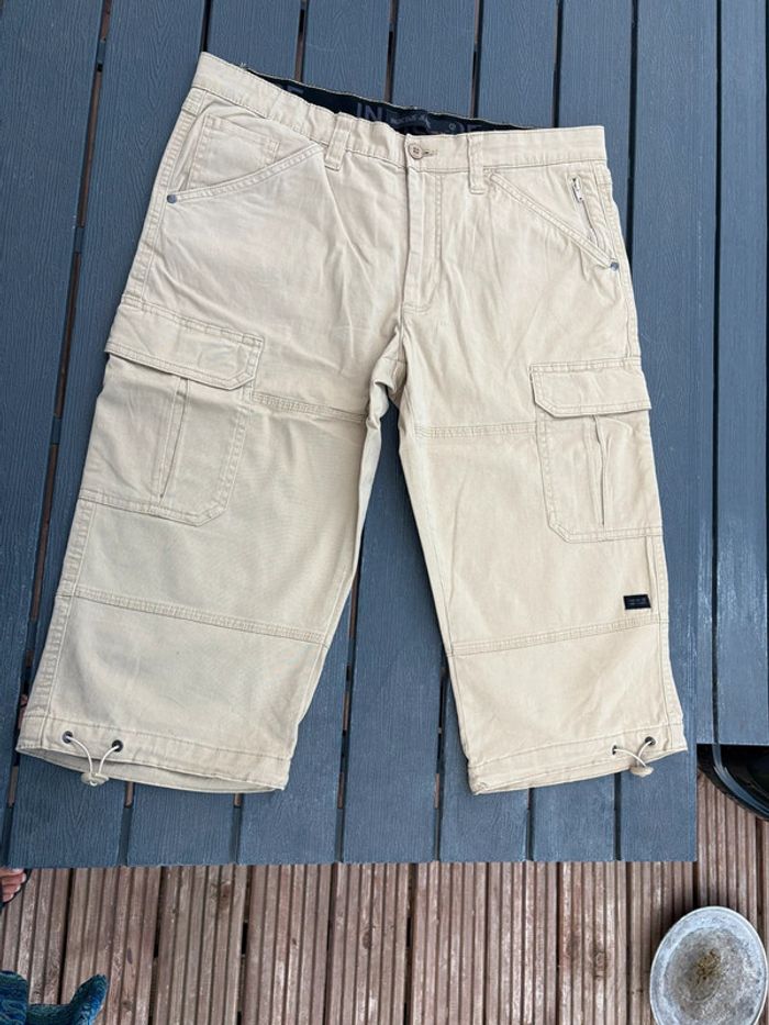 Short en jean Indicode beige taille XL homme