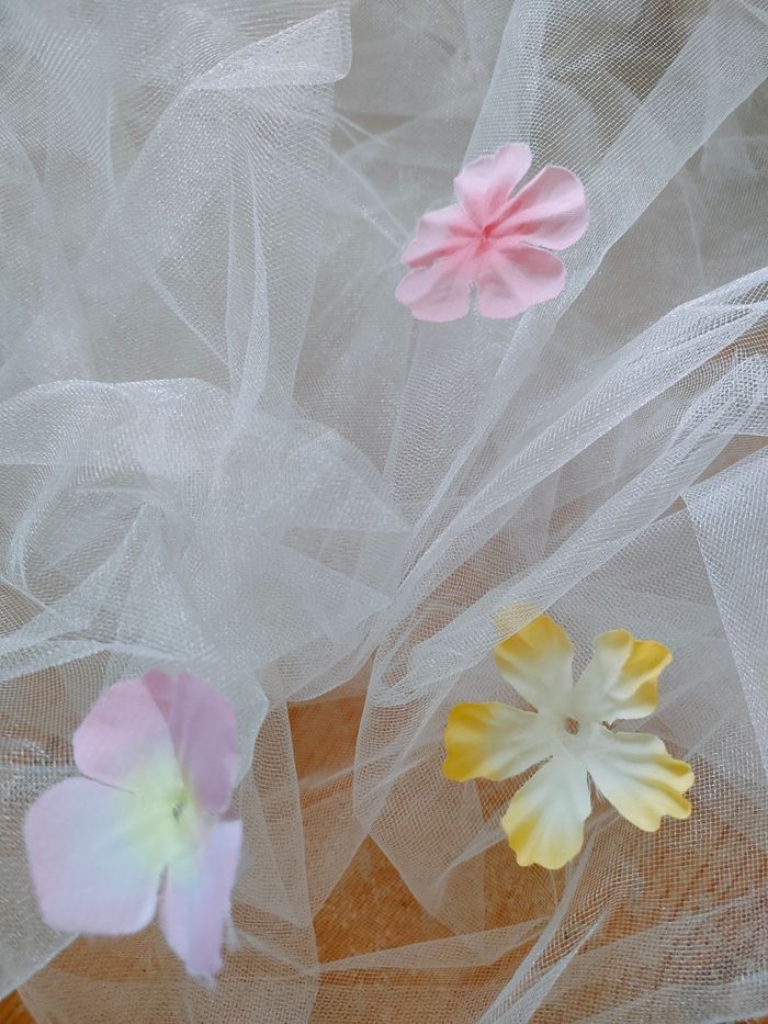 Voile de mariée fleuri - photo numéro 2