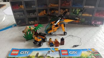 Lego City 60158 L'hélicoptère cargo de la jungle