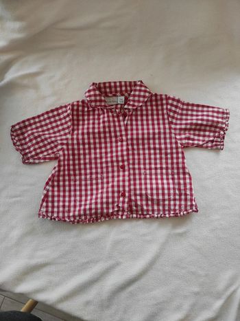 Chemise 12 mois mixte