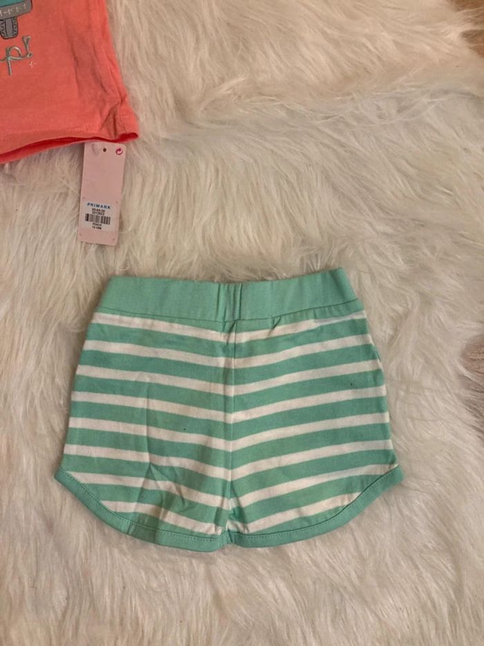 Ensemble 2 pièces Peach tout neuf avec étiquette primark fille 12/18mois 80cm - photo numéro 5