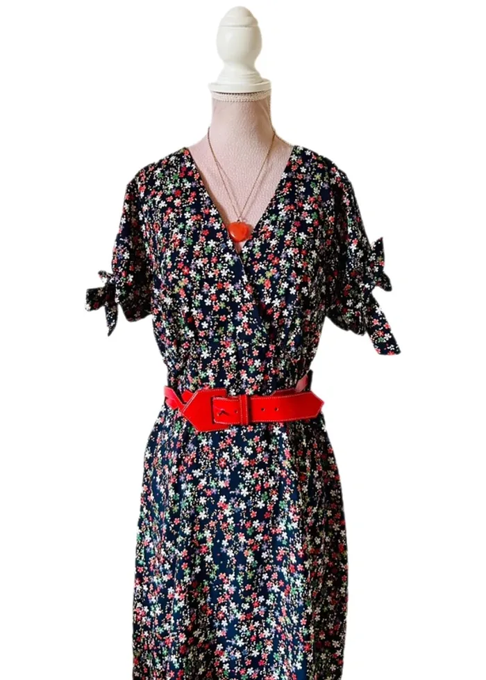 🌺🌿Jolie robe champêtre 38/40 motif liberty cottagecore bohemian floral dress🌸🌿 - photo numéro 5