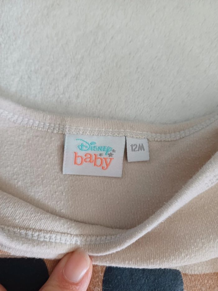 Body beige 12 mois Disney - photo numéro 2